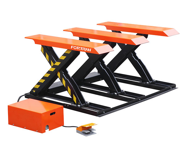 Aplikácia Rozsah nožnice typu hydraulická zdvíhacia tabuľka
