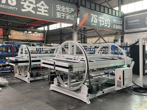 Štýl poháňaný efektívnosťou: Stroj na otáčanie pásu: Preklápanie materiálu o 180°, nulové manuálne úsilie, maximálna produktivita